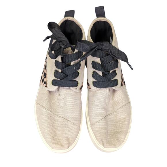 Toms Botas Lug Patchwork Lace-up Chukka Boots 10016065 Casual Women's Size 9 - Picture 4 of 8